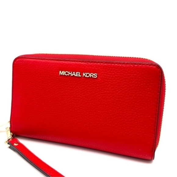 Michael Kors JST LG Flat MF Phone Case Wallet
NWT
Red/Gold - Picture 3 of 8